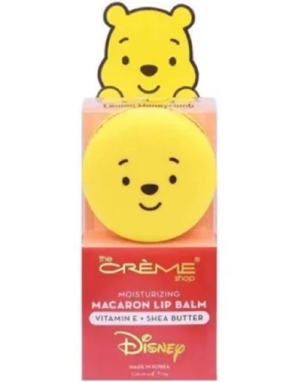 The Crème Shop x Disney Winnie the Pooh Macaron Lip Balm Lemon Honeycomb